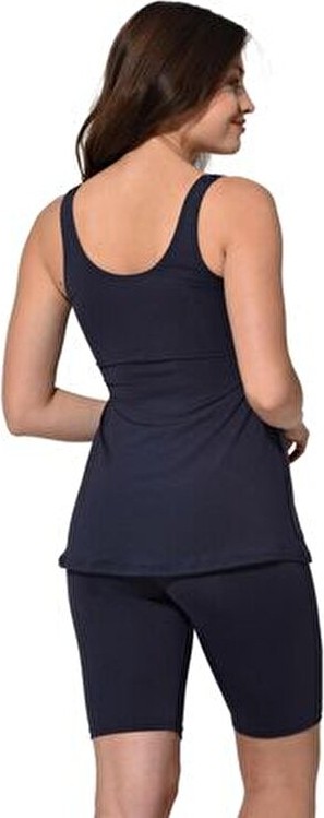Argisa Taytkini Desenli Şortlu Tankini 5532 Desenli Füme Büyük Beden görsel 8