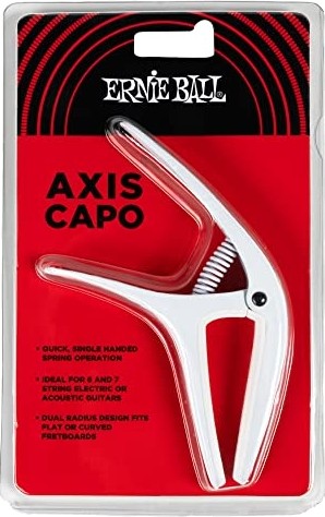 Die Grup Ernie Ball Axis Dual Radius Capo, Beyaz (P09616) görsel 2