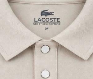 Lacoste Polo Çıt Çıt Kapama Açık Bej Regular Fit