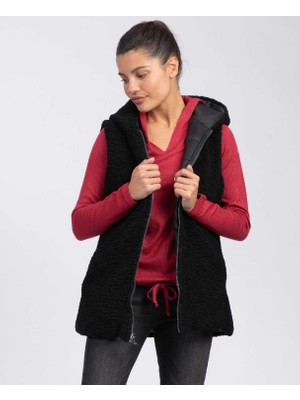 Sun Valley Yong Kadın Hırka Uzun Astarlı Yelek Siyah Outdoor Kullanım İçin M Beden YELEK-YONG99N