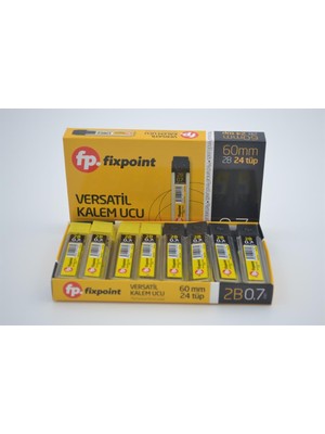 Fixpoint Versatil Kalem Ucu 0.7 24 Tüp 60 mm Renkli 1 Adet Kullanım İçin
