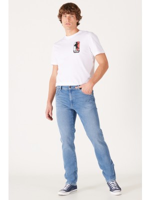 Texas Slim Fit Dar Kesim Normal Bel Açık Mavi Esnek Jean Kot Pantolon