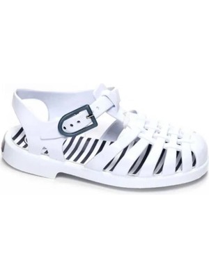 Meduse Sunray Çocuk Sandalet Blanc Beyaz No: 23-27