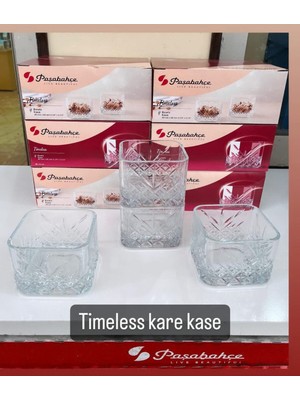 Paşabahçe Timeless Kare Kase 4 Adet