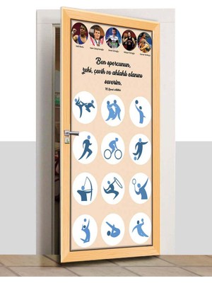 Sınıf Sepeti Kapı Giydirme - Spor Odası - K736