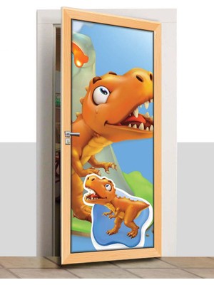 Sınıf Sepeti Kapı Giydirme - Dinazor-5 - K1202