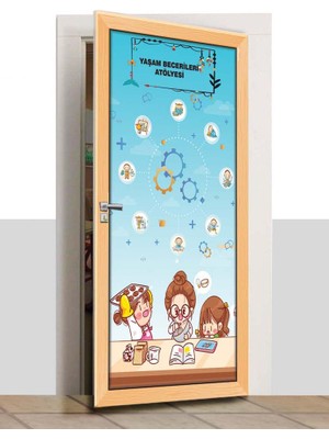 Sınıf Sepeti Kapı Giydirme - Yaşam Becerileri- K1224