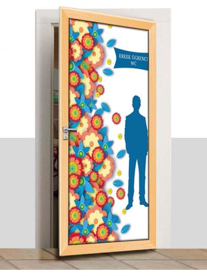 Sınıf Sepeti Kapı Giydirme - Erkek Öğrenci Wc - K1157