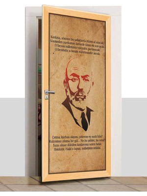 Sınıf Sepeti Kapı Giydirme - Mehmet Akif Ersoy - K696