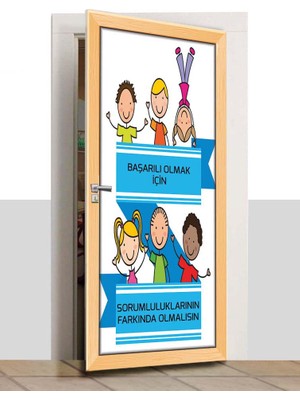 Sınıf Sepeti Kapı Giydirme - Çocuklar - K018