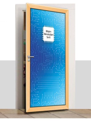 Sınıf Sepeti Kapı Giydirme - Bilişim Sınıfı - K532