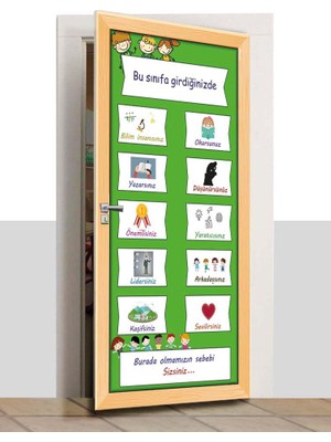 Sınıf Sepeti Kapı Giydirme - Eğitici - K720