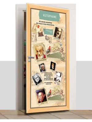 Sınıf Sepeti Kapı Giydirme - Kütüphane - K1020