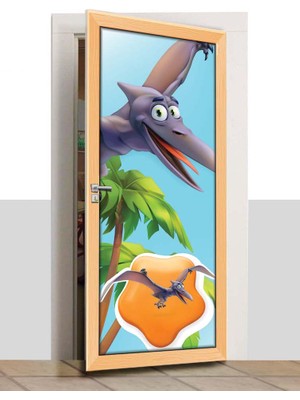 Sınıf Sepeti Kapı Giydirme - Dinazor-6 - K1203