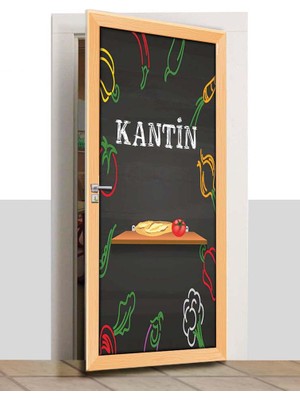 Sınıf Sepeti Kapı Giydirme - Yemekhane / Kantin - K444