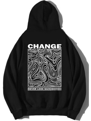 BRZ Collection Unisex Oversize Never Look Back Hoodie