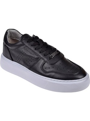 Hammer Jack Hakiki Deri Kadın Spor Ayakkabı Hj-Olgea-Z   Siyah