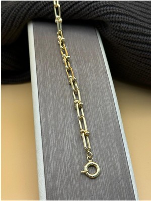 Ege Gold 14 Ayar Altın Tasarım Tiff Bileklik