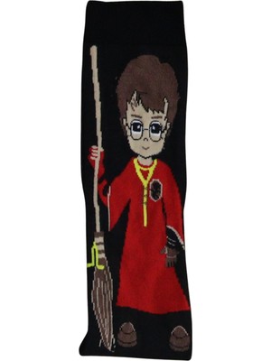 Fuddy Moda 2'li Harry Potter Desenli Renkli Çorap Seti