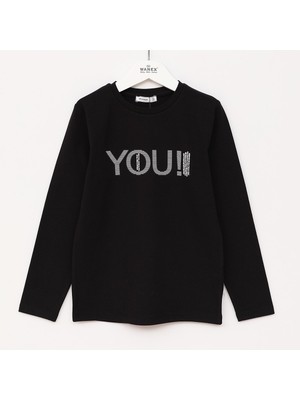 Wanex Erkek Çocuk Uzun Kol Sweat - 16673 - Siyah