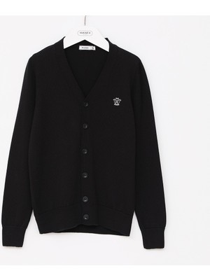 Wanex Kids Wanex Erkek Çocuk V Yaka Triko Hırka Lacivert Renkli Şık Tasarım 13 Yaş