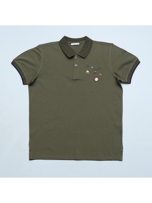 Wanex Erkek Çocuk Kısa Kol Polo Yaka Tişört - 16843 - Haki