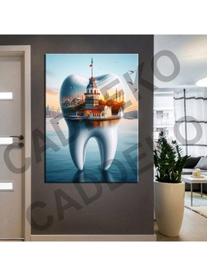 Caddeko Ağız ve Diş Polikliniği, Dişçi Tabloları Dekoratif Diş, Dekoratif Dişçi, Dişçi Dekorasyonu DSC285