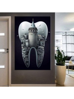 Caddeko Ağız ve Diş Polikliniği, Dişçi Tabloları Dekoratif Diş, Dekoratif Dişçi, Dişçi Dekorasyonu DSC247