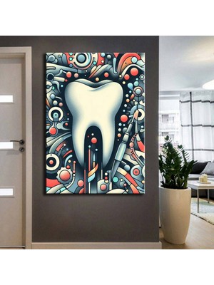 Caddeko Ağız ve Diş Polikliniği, Dişçi Tabloları Dekoratif Diş, Dekoratif Dişçi, Dişçi Dekorasyonu DSC216