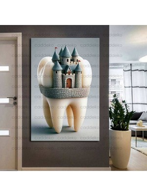 Caddeko Ağız ve Diş Polikliniği, Dişçi Tabloları Dekoratif Diş, Dekoratif Dişçi, Dişçi Dekorasyonu DSC357