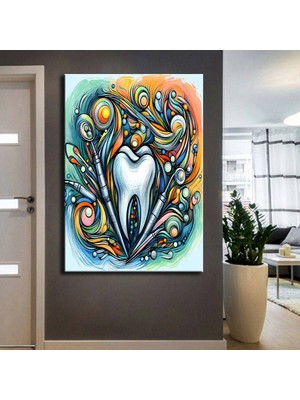 Caddeko Ağız ve Diş Polikliniği, Dişçi Tabloları Dekoratif Diş, Dekoratif Dişçi, Dişçi Dekorasyonu DSC221