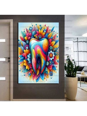 Caddeko Ağız ve Diş Polikliniği, Dişçi Tabloları Dekoratif Diş, Dekoratif Dişçi, Dişçi Dekorasyonu DSC309