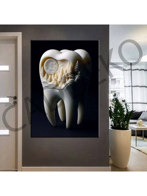 Caddeko Ağız ve Diş Polikliniği, Dişçi Tabloları Dekoratif Diş, Dekoratif Dişçi, Dişçi Dekorasyonu DSC268