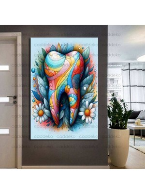 Caddeko Ağız ve Diş Polikliniği, Dişçi Tabloları Dekoratif Diş, Dekoratif Dişçi, Dişçi Dekorasyonu DSC324