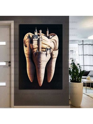 Caddeko Ağız ve Diş Polikliniği, Dişçi Tabloları Dekoratif Diş, Dekoratif Dişçi, Dişçi Dekorasyonu DSC302