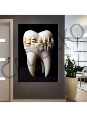 Caddeko Ağız ve Diş Polikliniği, Dişçi Tabloları Dekoratif Diş, Dekoratif Dişçi, Dişçi Dekorasyonu DSC274