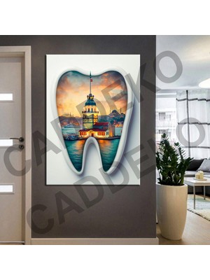 Caddeko Ağız ve Diş Polikliniği, Dişçi Tabloları Dekoratif Diş, Dekoratif Dişçi, Dişçi Dekorasyonu DSC298