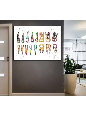 Caddeko Ağız ve Diş Sağlığı Polikliniği Tabloları Dekoratif Diş, Dekoratif Dişçi, Dişçi Dekorasyonu Dsc-15