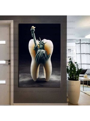 Caddeko Ağız ve Diş Polikliniği, Dişçi Tabloları Dekoratif Diş, Dekoratif Dişçi, Dişçi Dekorasyonu DSC316