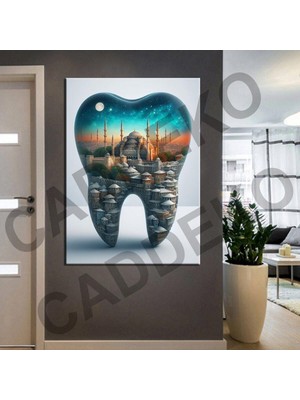 Caddeko Ağız ve Diş Polikliniği, Dişçi Tabloları Dekoratif Diş, Dekoratif Dişçi, Dişçi Dekorasyonu DSC297