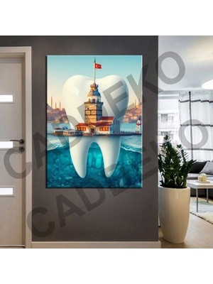 Caddeko Ağız ve Diş Polikliniği, Dişçi Tabloları Dekoratif Diş, Dekoratif Dişçi, Dişçi Dekorasyonu DSC290