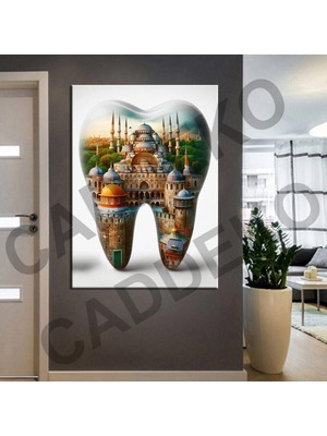 Caddeko Ağız ve Diş Polikliniği, Dişçi Tabloları Dekoratif Diş, Dekoratif Dişçi, Dişçi Dekorasyonu DSC295
