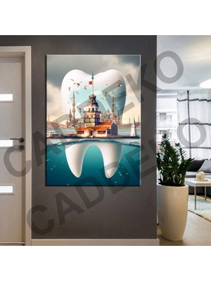 Caddeko Ağız ve Diş Polikliniği, Dişçi Tabloları Dekoratif Diş, Dekoratif Dişçi, Dişçi Dekorasyonu DSC299