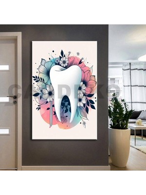 Caddeko Ağız ve Diş Polikliniği, Dişçi Tabloları Dekoratif Diş, Dekoratif Dişçi, Dişçi Dekorasyonu DSC242