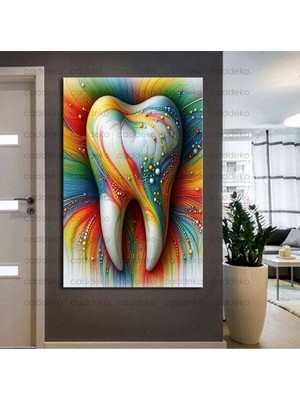 Caddeko Ağız ve Diş Polikliniği, Dişçi Tabloları Dekoratif Diş, Dekoratif Dişçi, Dişçi Dekorasyonu DSC317