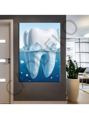 Caddeko Ağız ve Diş Polikliniği, Dişçi Tabloları Dekoratif Diş, Dekoratif Dişçi, Dişçi Dekorasyonu DSC250