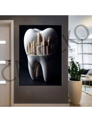 Caddeko Ağız ve Diş Polikliniği, Dişçi Tabloları Dekoratif Diş, Dekoratif Dişçi, Dişçi Dekorasyonu DSC270