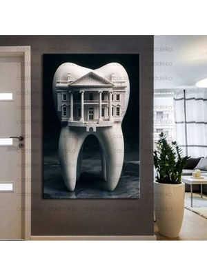 Caddeko Ağız ve Diş Polikliniği, Dişçi Tabloları Dekoratif Diş, Dekoratif Dişçi, Dişçi Dekorasyonu DSC321