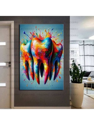 Caddeko Ağız ve Diş Polikliniği, Dişçi Tabloları Dekoratif Diş, Dekoratif Dişçi, Dişçi Dekorasyonu DSC331