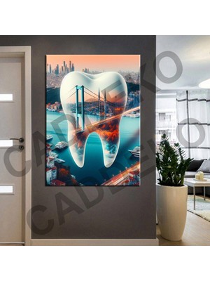 Caddeko Ağız ve Diş Polikliniği, Dişçi Tabloları Dekoratif Diş, Dekoratif Dişçi, Dişçi Dekorasyonu DSC288